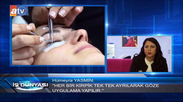 ipek Kirpik Uygulaması nedir? ATV Avrupa TV|İş Dünyası| Hyasminbeauty
