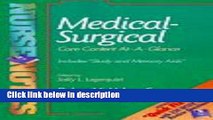 Books Nurse Notes Medical Surgical: Core Content At-A-Glance with Disk Free Online