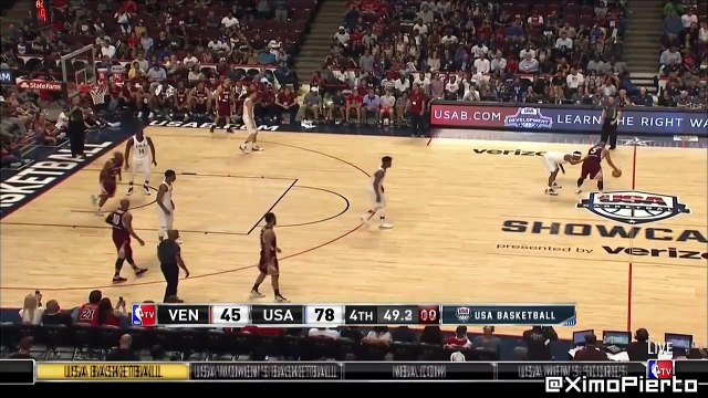 DeMar DeRozan's Sick Windmill Dunk USA vs Venezuela July 29, 2016 2016 USA Basketball Showcase