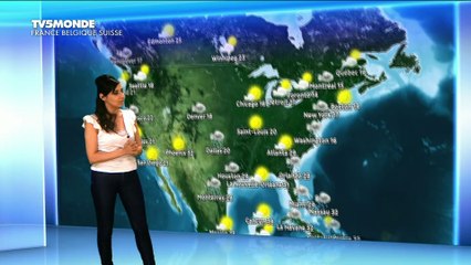 MARLENE DURET pour LA METEO du 2016 05 18 sur TV5 MONDE