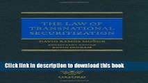 Read Books The Law of Transnational Securitization ebook textbooks