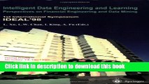 Ebook Intelligent Data Engineering and Learning (IDEAL 98): Perspectives on Financial Engineering