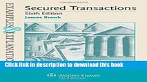 Download Books Examples   Explanations: Secured Transactions, Sixth Edition E-Book Download