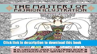 Read Adult Coloring Book Vintage Series: The Masters of Fashion Illustration PDF Online