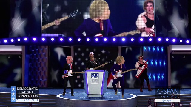 Remix du discours d'Hilary Clinton en musique Electro !