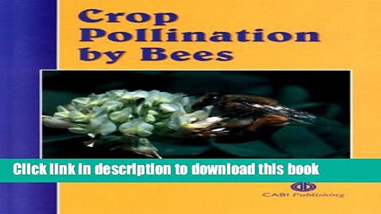 [PDF] Crop Pollination by Bees Download Full Ebook