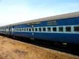 Train crossing at Konkan Railway