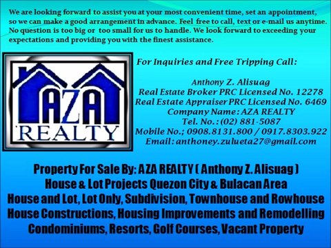 3 Bedrooms with attic Amara Model Single Detached House and Lot For Sale Amaresa 2 By: Aza Realty (Anthony Z. Alisuag)