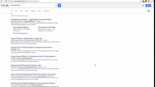 google adwords keyword planner tutorial