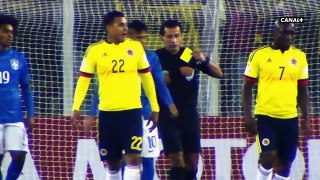 Neymar VS Zúñiga Colombia 1 Brasil 0 17/06/2015 Copa America Chile 2015