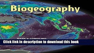 Read Books Biogeography ebook textbooks