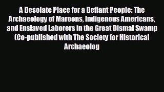 READ book A Desolate Place for a Defiant People: The Archaeology of Maroons Indigenous Americans