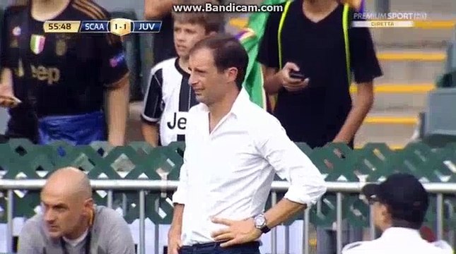 Massimiliano Allegri Gets Angry - South China 1-1 Juventus