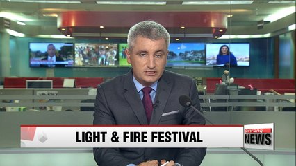 Fireworks at Pohang International Light and Fire Festival