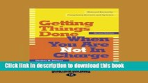 Download Books Getting Things Done When You Are Not in Charge PDF Online