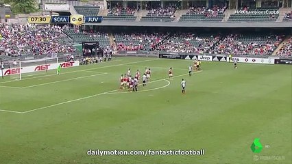 Alex Sandro Amazing Header Chance HD South China VS Juventus 30.07.2016