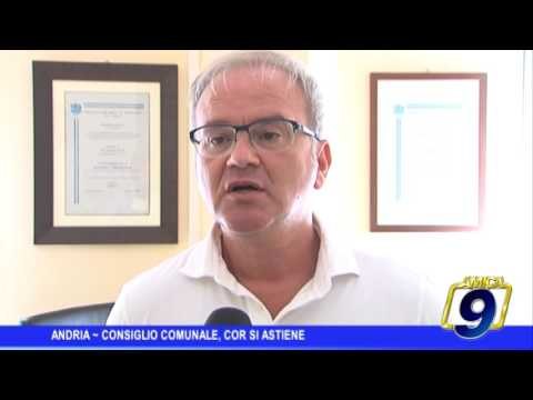 Andria | Consiglio Comunale, Cor si astiene