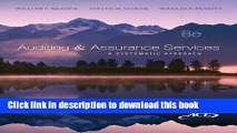 Ebook MP Auditing   Assurance Services w/ACL software CD Free Online