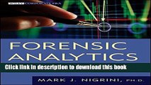 Ebook Forensic Analytics: Methods and Techniques for Forensic Accounting Investigations Full