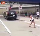 Drunk Girl Fights Gravity And Totally Loses