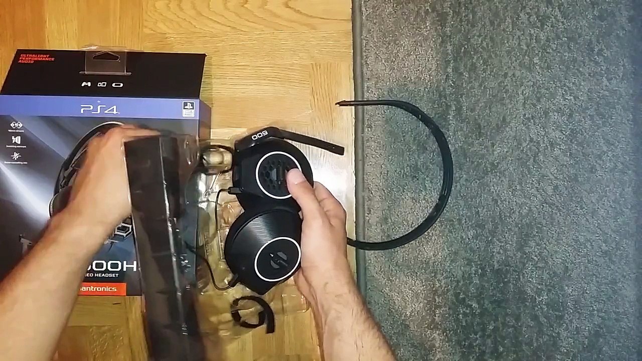 Plantronics RIG 500 hs gaming headphones unboxi...