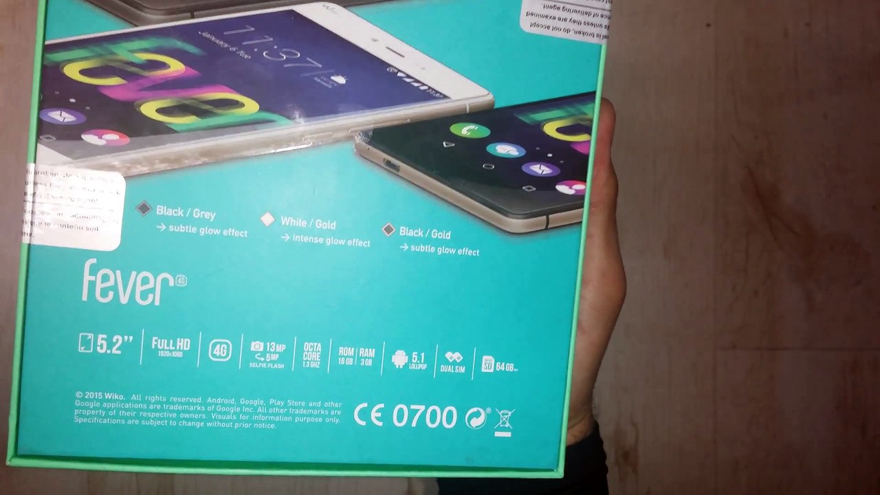 Wiko fever unboxing - raspakivanje