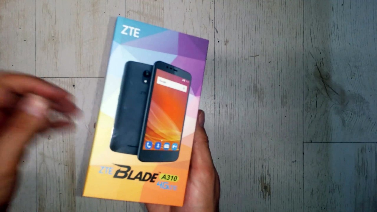ZTE blade A310 4G LTE unboxing - raspakivanje