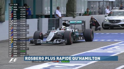 Essais libres 3 - Rosberg, encore