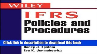 Books IFRS Policies and Procedures Free Online