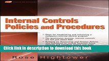 Ebook Internal Controls Policies and Procedures Full Online