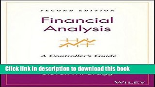 Books Financial Analysis: A Controller s Guide Full Online
