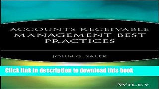 Books Accounts Receivable Management Best Practices Free Download