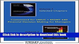 Books Financial Decision Making for Managers Full Online