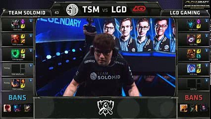 TSM vs LGD 60FPS  Day 4 S5 LoL World Championship 2015 Group D  Team Solomid vs LGD Gaming D4G1_1
