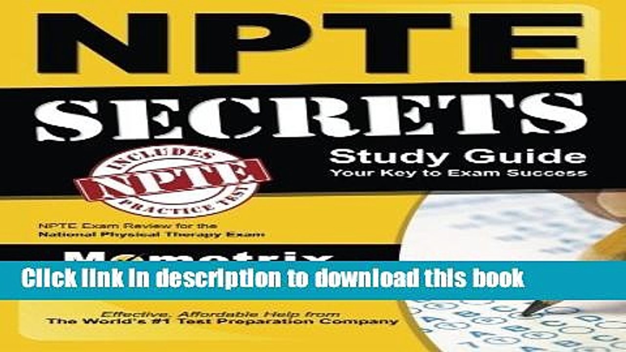 Books NPTE Secrets Study Guide: NPTE Exam Review for the National Physical Therapy Examination