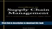 PDF  Excellence In Supply Chain Management: How To Understand And Improve Supply Chains  Online