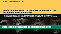 PDF  Global Contract Logistics: Best Practice Toolkit for Planning, Negotiating and Managing a