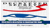 Books Decrypted Secrets: Methods and Maxims of Cryptology Free Download