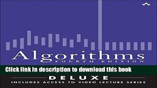 Books Algorithms, Fourth Edition (Deluxe): Book and 24-Part Lecture Series Free Online