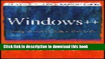 Books Windows  : Writing Reusable Windows Code in C   Full Online