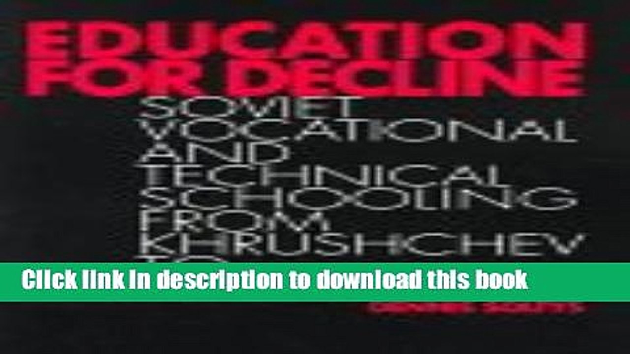 Books Education for Decline -OS Full Online