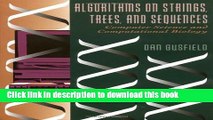 Books Algorithms on Strings, Trees and Sequences: Computer Science and Computational Biology Full