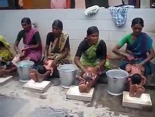 Bebek yıkama yöntemi