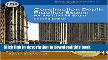 Books Construction Depth Practice Exams for the Civil PE Exam Full Download