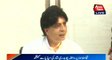 Texila: Federal Interior minister Chaudhry Nisar Ali Khan talks to media