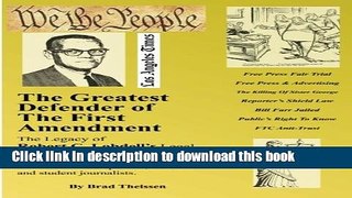 Books The Greatest Defender Of The First Amendment Full Online