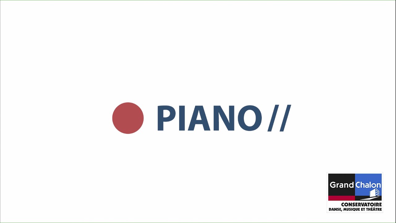Conservatoire du Grand Chalon – Département "Piano"