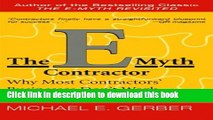 Books The E-Myth Contractor: Why Most Contractors  Businesses Don t Work and What to Do About It
