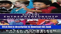 Ebook Social Entrepreneurship: What Everyone Needs to KnowÂ® Full Online