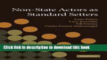Books Non-State Actors as Standard Setters Full Online